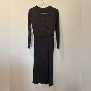 Art Class Black Long Sleeve Dress